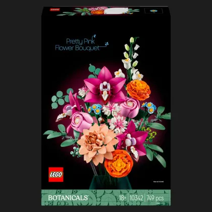 Конструктор LEGO Botanicals Pretty Pink Flower Bouquet (10342)