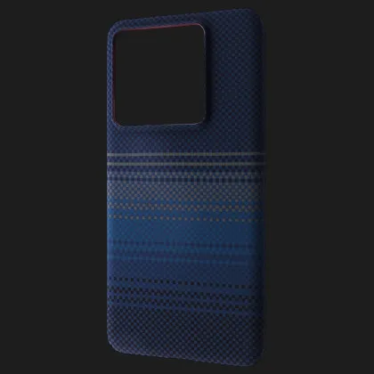Чохол WAVE Gleam Case with Magnetic Ring для Xiaomi 14T Pro (Blue Stripes)