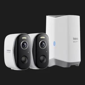 IP камера Baseus Security N1 Plus Outdoor Camera 2K 2-Cam Kit AU (White) (EU) в Бродах