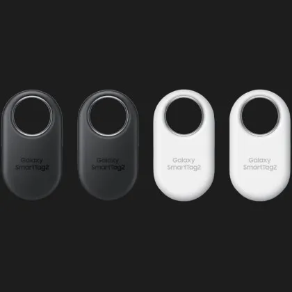 Пошуковий брелок Samsung Galaxy SmartTag2 (4 Pack) 2x (Black) + 2x (White) (EI-T5600KWEG)