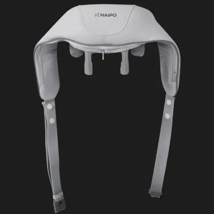 Массажер с подогревом для плеч и шеи Naipo (Gray) (MGS-2301)