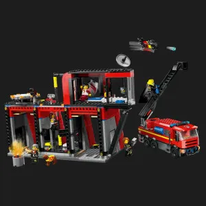 Конструктор LEGO City Пожарное депо с пожарной машиной (60414)
