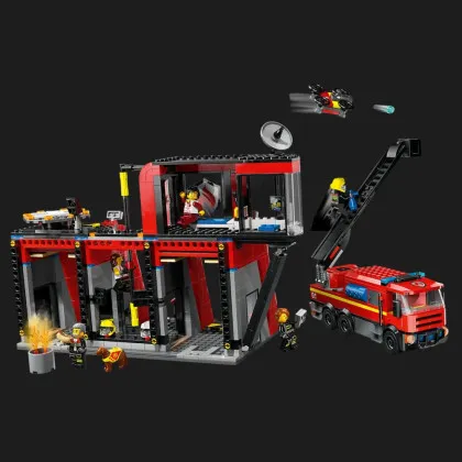 Конструктор LEGO City Fire Station with Fire Truck (60414)