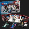 Конструктор LEGO City F1 Garage / Mercedes-AMG / Alpine Cars (60444)
