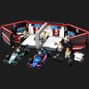 Конструктор LEGO City Гараж F1 и автомобили Mercedes-AMG и Alpine (60444)