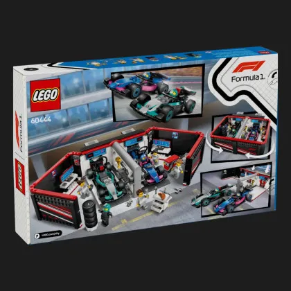 Конструктор LEGO City F1 Garage / Mercedes-AMG / Alpine Cars (60444)
