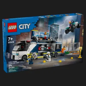 Конструктор LEGO City Пересувна поліцейська криміналістична лабораторія (60418)