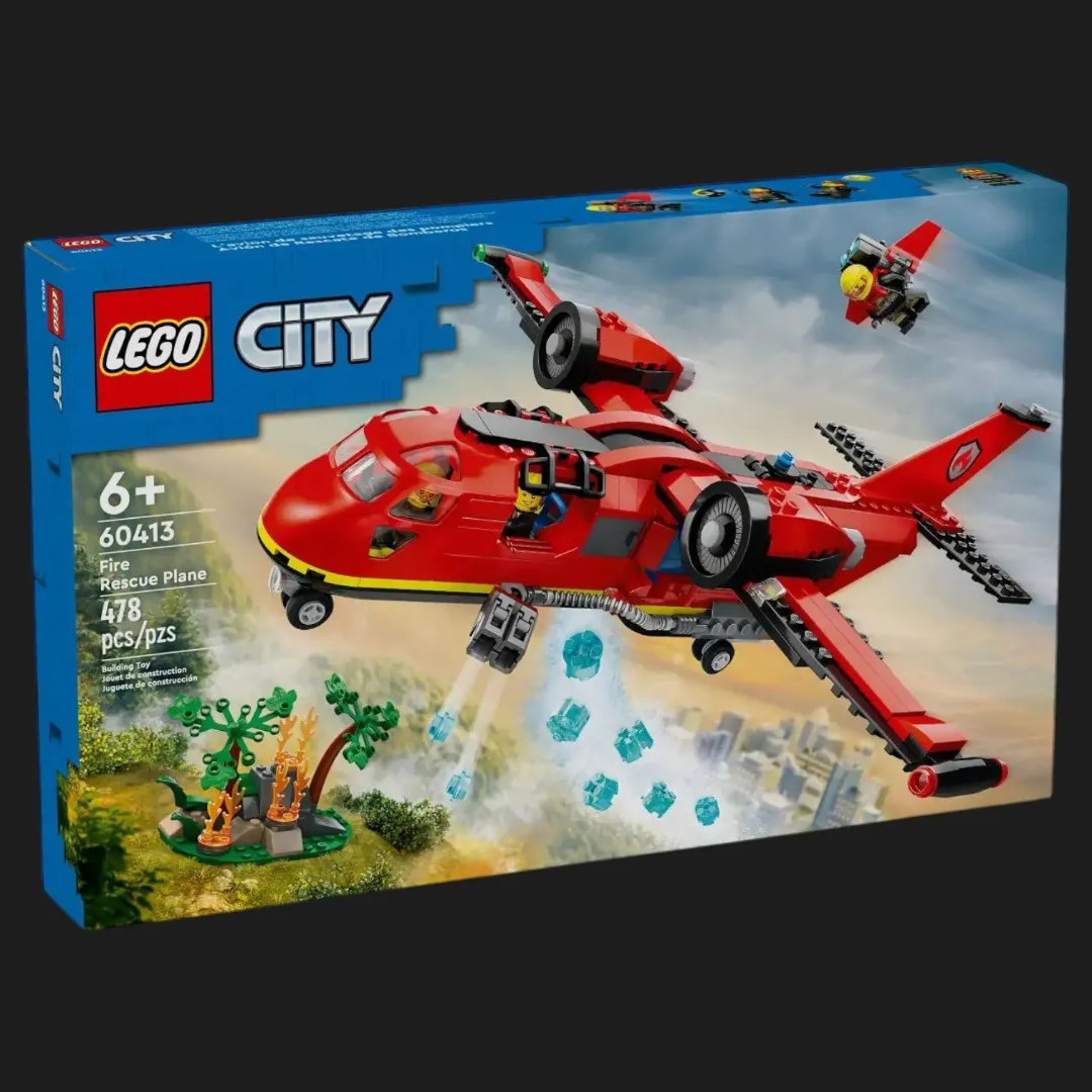 Конструктор LEGO City Пожежний рятувальний літак (60413)