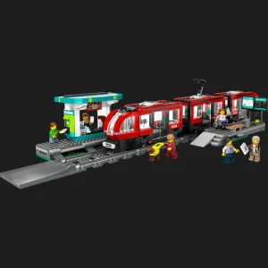 Конструктор LEGO City Трамвай и вокзал в центре города (60423)