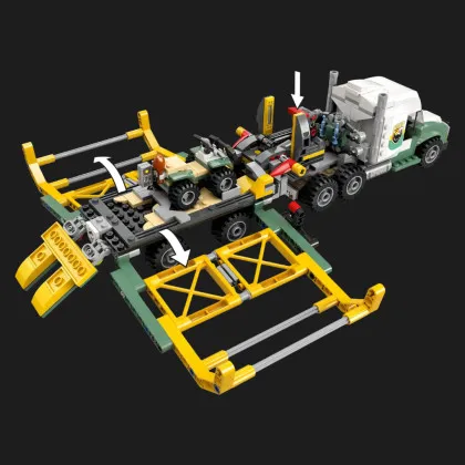 Конструктор LEGO Jurassic World Миссии динозавров: Грузовик для перевозки аллозавра (76966)