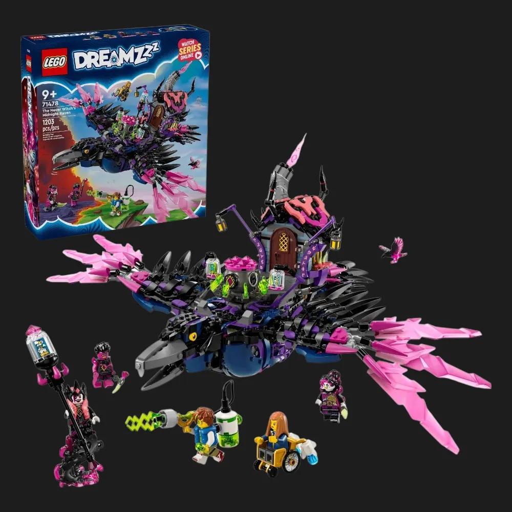 Конструктор LEGO DREAMZzz The Never Witch's Midnight Raven (71478)