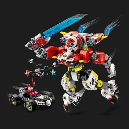 Конструктор LEGO DREAMZzz Робот-тигр Купера та Хот-род авто Зеро (71497)