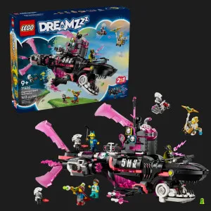 Конструктор LEGO DREAMZzz Ужасающая подлодка «Акула» (71500)