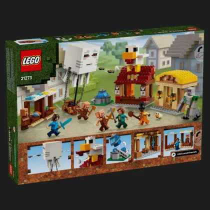 Конструктор LEGO Minecraft The Ghast Balloon Village Attack (21273)