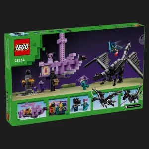 Конструктор LEGO Minecraft Дракон Енду і Корабель Краю (21264)