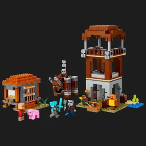 Конструктор LEGO Minecraft Аванпост розбійників та спустошувач (21278)