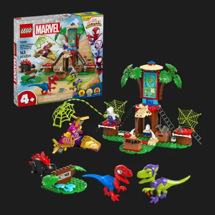 Конструктор LEGO Marvel Spidey and Gobby's Raptor Battle at Tree House HQ (11200)