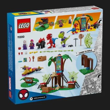 Конструктор LEGO Marvel Spidey and Gobby's Raptor Battle at Tree House HQ (11200)