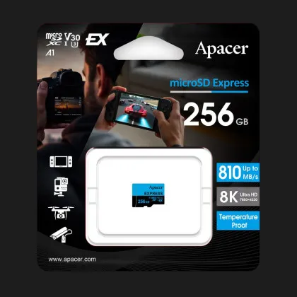 Карта памяти Apacer microSDXC Express 256Gb class 10 V30 A1 (Compatible with Nintendo Switch 2)
