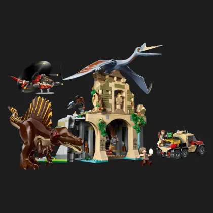 Конструктор LEGO Jurassic World Повітряна місія зі спинозавром і кетцалькоатлем (76976)
