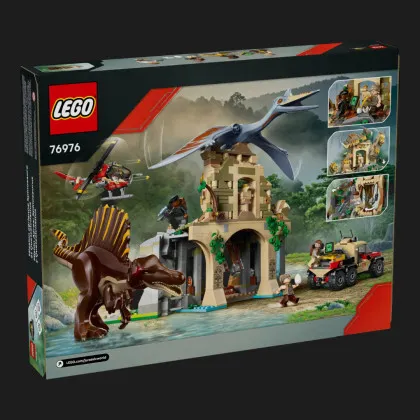 Конструктор LEGO Jurassic World Повітряна місія зі спинозавром і кетцалькоатлем (76976)