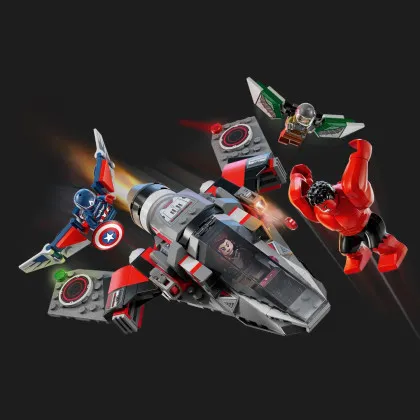 Конструктор LEGO Marvel Captain America vs. Red Hulk Battle (76292)