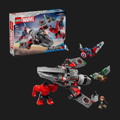 Конструктор LEGO Marvel Captain America vs. Red Hulk Battle (76292)