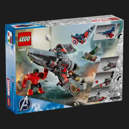 Конструктор LEGO Marvel Captain America vs. Red Hulk Battle (76292)