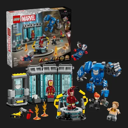 Конструктор LEGO Marvel Iron Man's Laboratory: Hall of Armor (76315)
