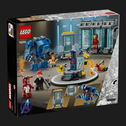 Конструктор LEGO Marvel Iron Man's Laboratory: Hall of Armor (76315)