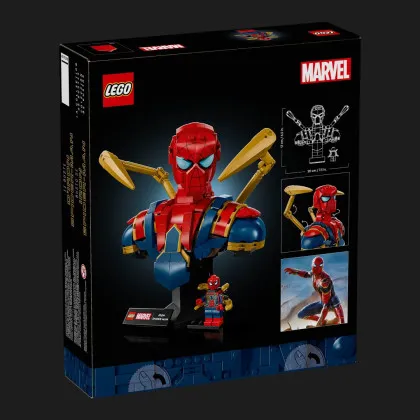 Конструктор LEGO Marvel Iron Spider-Man Bust (76326)