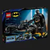 Конструктор LEGO Batman Фигурка Бэтмена для сборки и бэтцикл (76273)