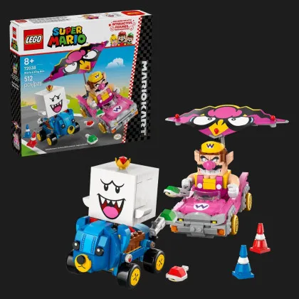 Конструктор LEGO Super Mario Kart Wario & King Boo