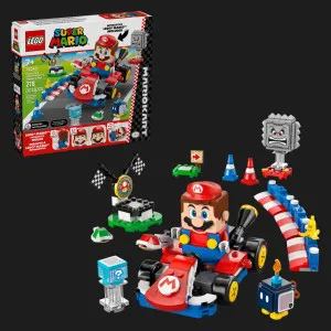 Конструктор LEGO Super Mario Mario Kart — Интерактивный Марио и карт (72043)