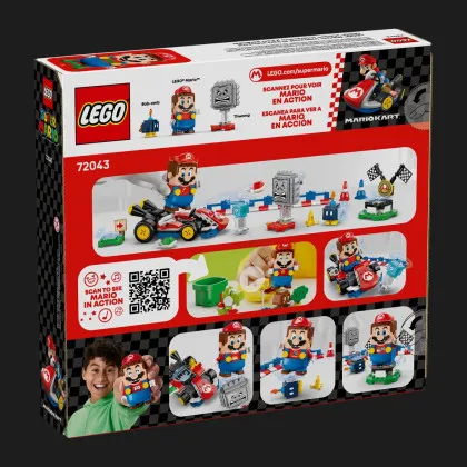 Конструктор LEGO Super Mario Kart Interactive LEGO Mario & Standard Kart (72043)