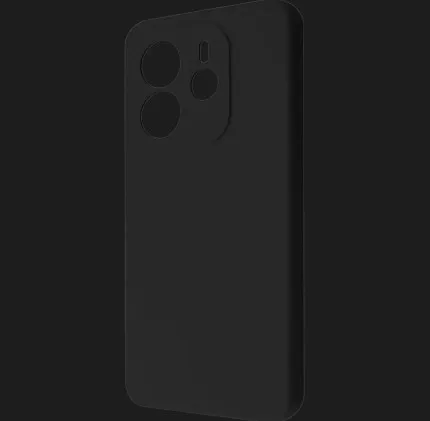 Чехол WAVE Full Silicone Cover для Xiaomi Redmi Note 14 4G (European) (Black)