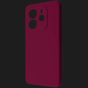 Чехол WAVE Full Silicone Cover для Xiaomi Redmi Note 14 4G (European) (Plum) в Луцке