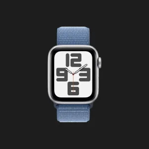 б/у Apple Watch SE 2 40mm Silver Aluminum Case with Winter Blue Sport Loop (MRE33) (2023) (Хороший стан)