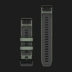Ремінець Garmin QuickFit 22 Watch Bands (Willow/Graphite) Silicone (010-13392-04) 