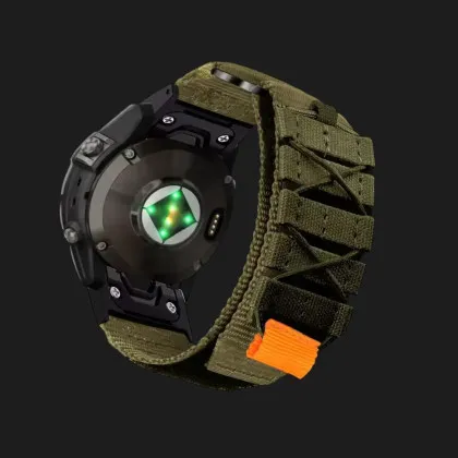 Ремінець Tactic Fiber для Garmin (QuickFit 20) (Green) в Чернігові