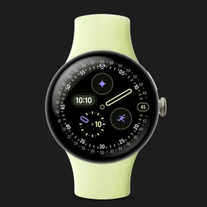 Смарт-годинник Google Pixel Watch 4 41mm LTE Champagne Gold Aluminum Case / Lemongrass Active Band в Чернівцях