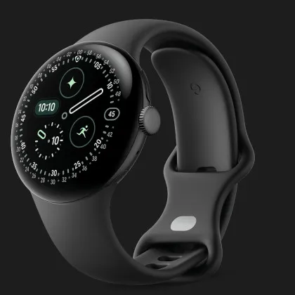 Смарт-часы Google Pixel Watch 4 41mm Matte Black Aluminum Case / Obsidian Active Band