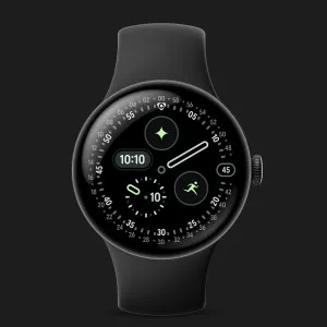 Смарт-годинник Google Pixel Watch 4 45mm LTE Matte Black Aluminum Case / Obsidian Active Band (Ultra) в Чернівцях