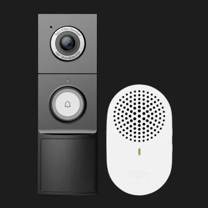 Умный видеозвонок с аккумулятором TP-LINK Tapo D235 (Black/White) (UA) в Ковеле
