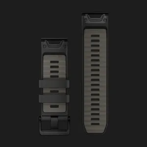 Ремінець Garmin 26mm (Black/Pebble Gray) (010-13393-00)