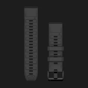 Ремінець Garmin 22 mm QuickFit (Graphite) Silicone Band (010-13392-07)