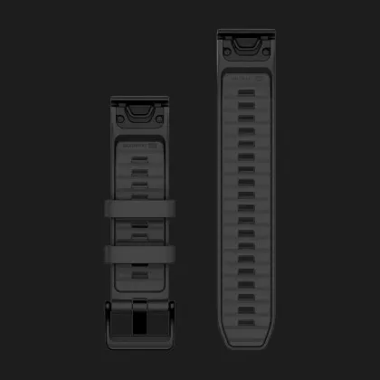 Ремінець Garmin 22 mm QuickFit (Graphite) Silicone Band (010-13392-07) в Чернігові