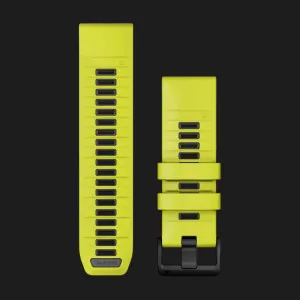 Ремінець Garmin QuickFit 26 mm Watch Bands (Amp Yellow/Graphite) Silicone (010-13393-08)