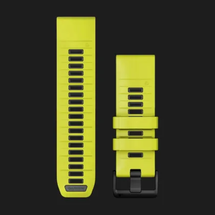 Ремінець Garmin QuickFit 26 mm Watch Bands (Amp Yellow/Graphite) Silicone (010-13393-08) в Чернігові