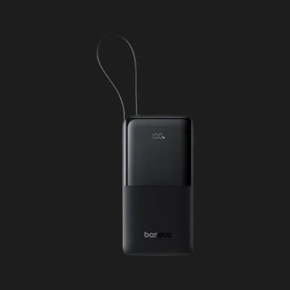 Зарядное устройство Power Bank Baseus Bipow 2 10000mAh 20W with USB-C Cable (Black)
